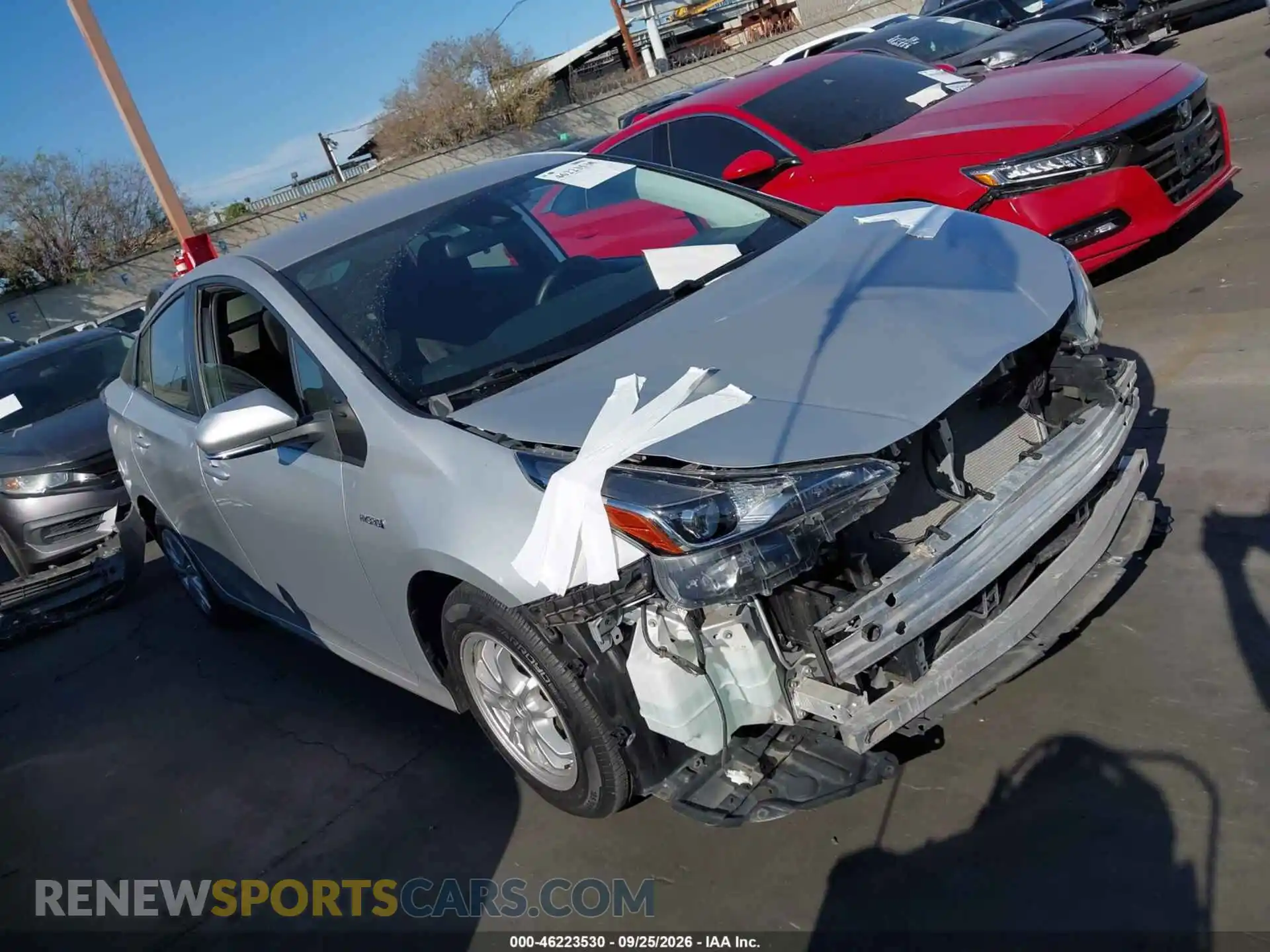 1 Photograph of a damaged car JTDKAMFU6M3148651 TOYOTA PRIUS 2021