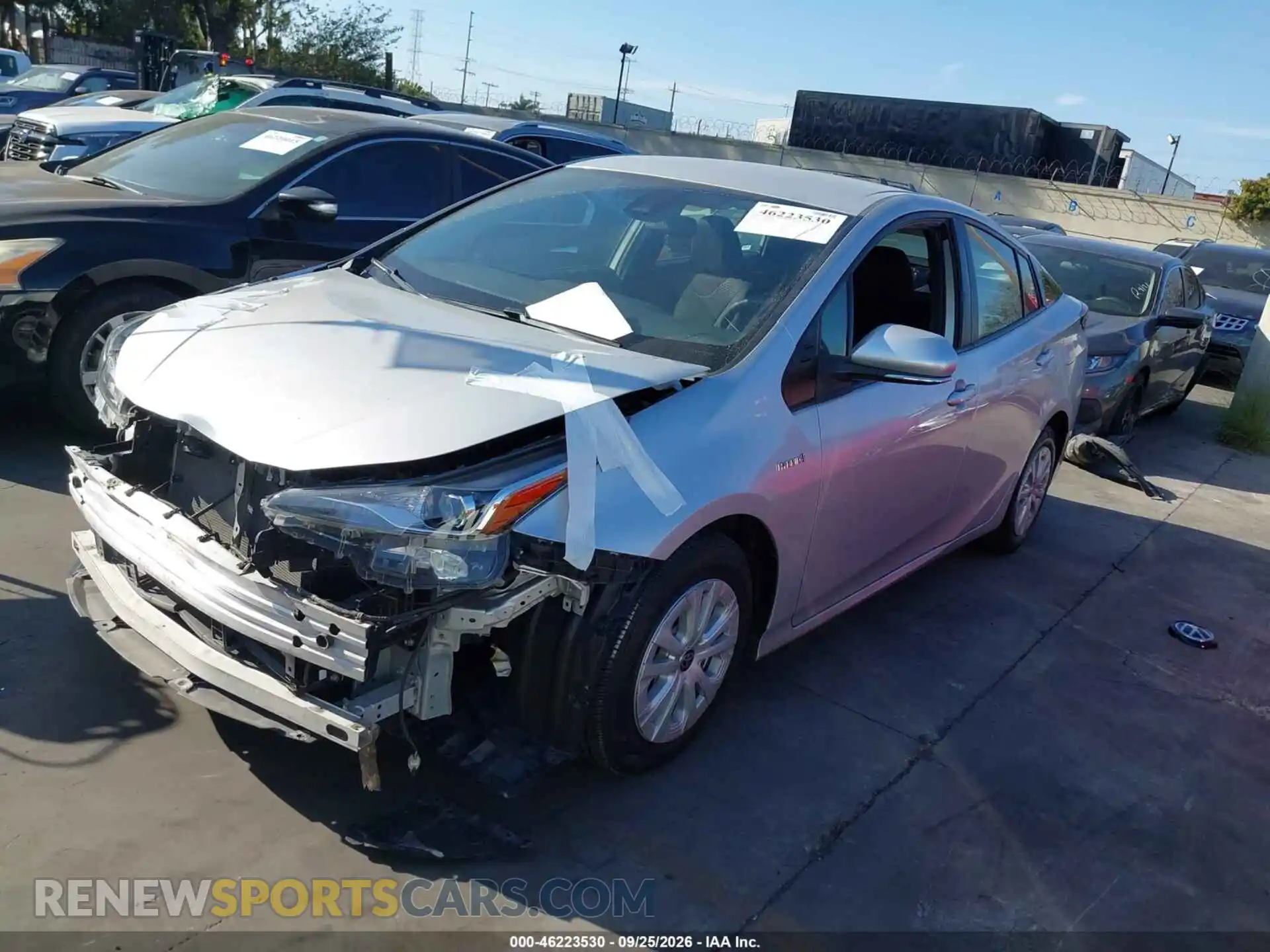 2 Photograph of a damaged car JTDKAMFU6M3148651 TOYOTA PRIUS 2021