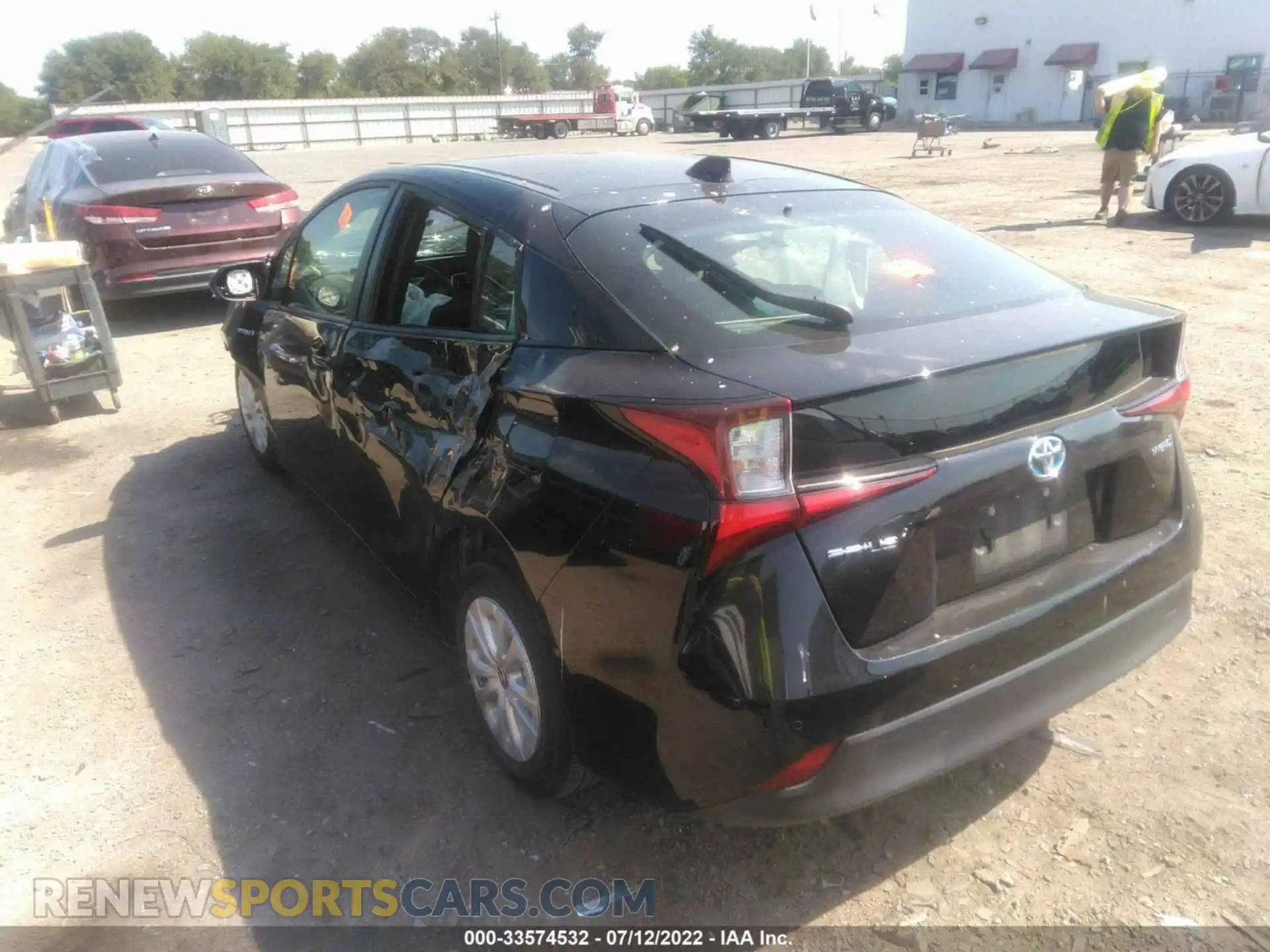 3 Photograph of a damaged car JTDKAMFU6M3148679 TOYOTA PRIUS 2021