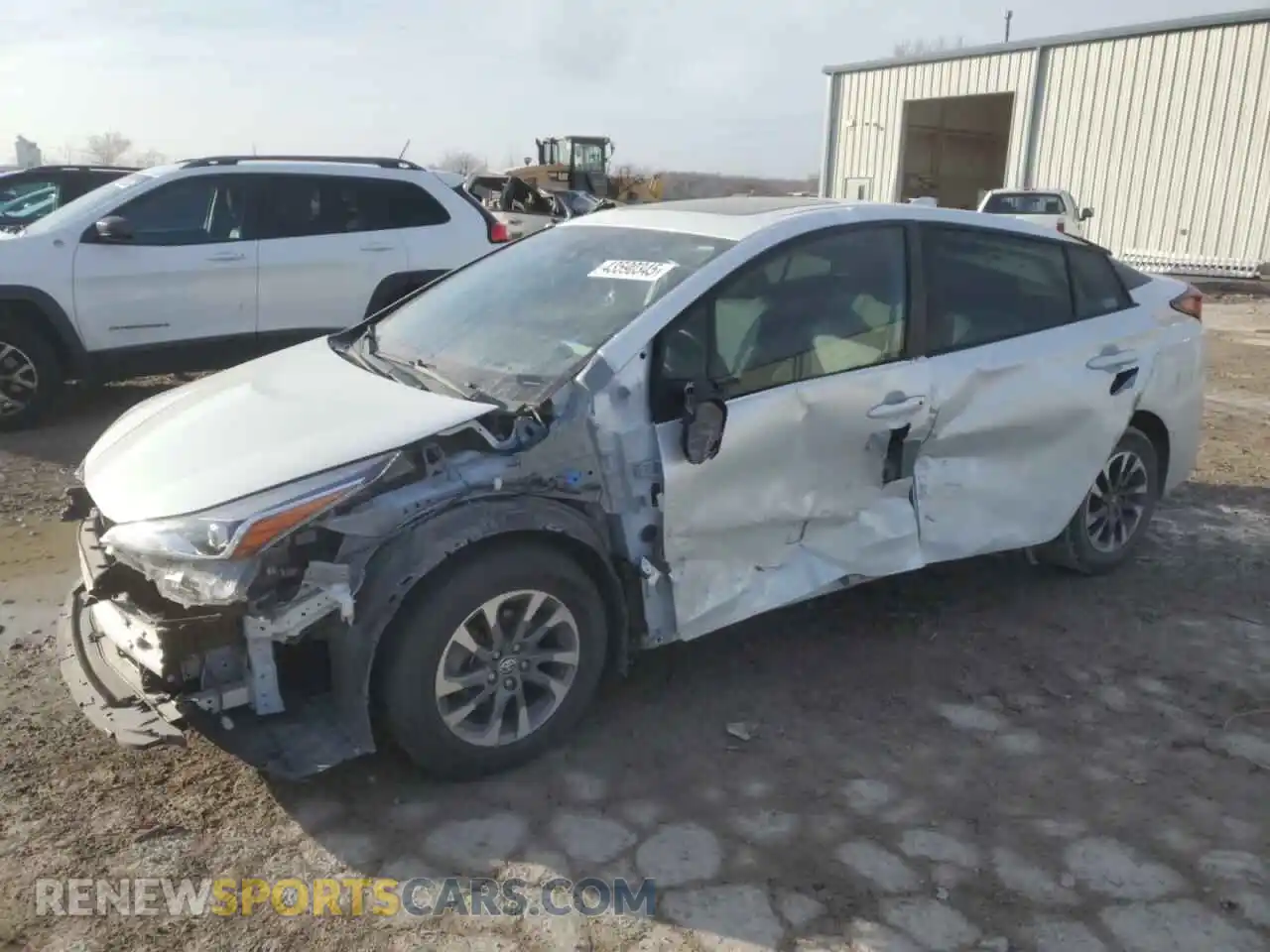 1 Photograph of a damaged car JTDKAMFU7M3130739 TOYOTA PRIUS 2021