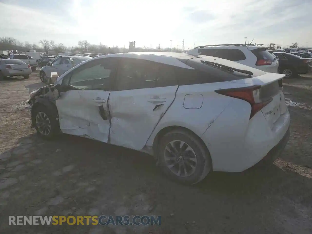 2 Photograph of a damaged car JTDKAMFU7M3130739 TOYOTA PRIUS 2021