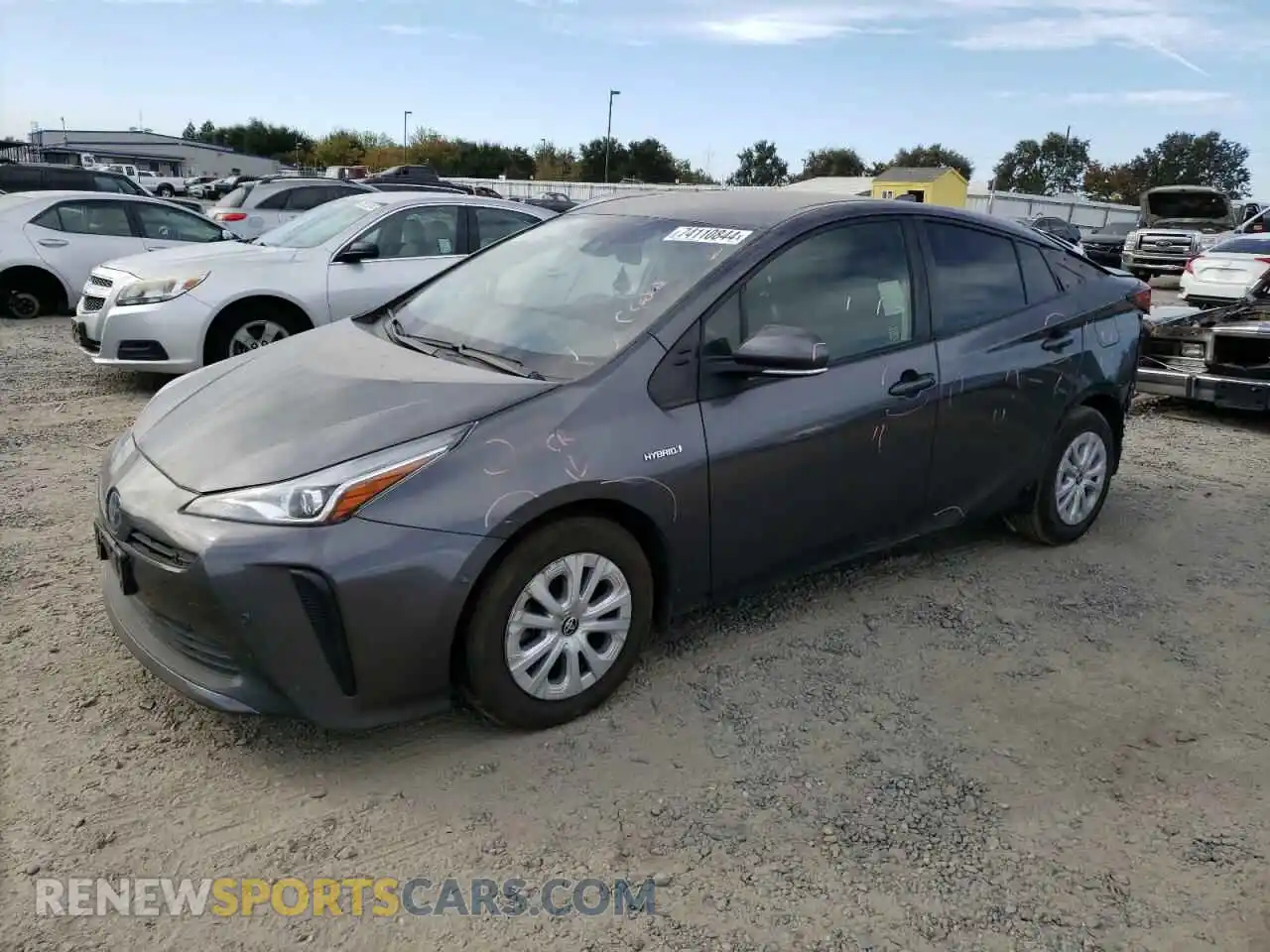 1 Photograph of a damaged car JTDKAMFU7M3131373 TOYOTA PRIUS 2021