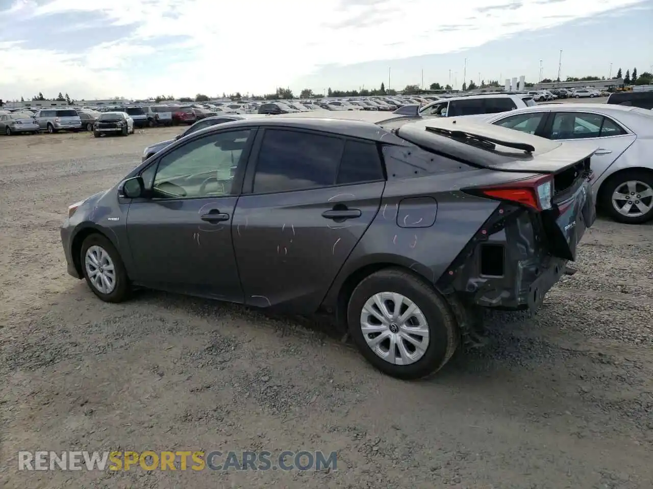 2 Photograph of a damaged car JTDKAMFU7M3131373 TOYOTA PRIUS 2021