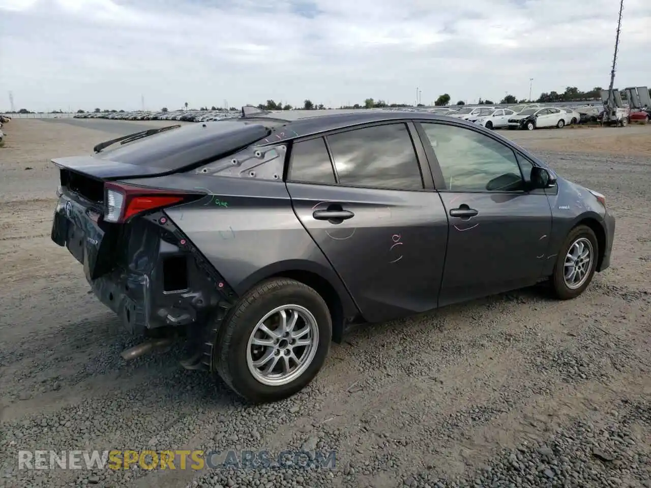 3 Photograph of a damaged car JTDKAMFU7M3131373 TOYOTA PRIUS 2021