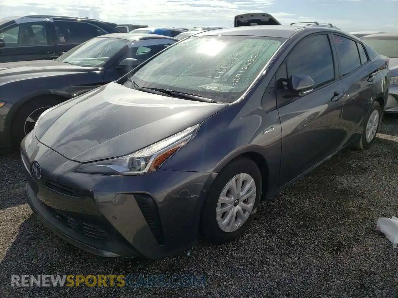 2 Photograph of a damaged car JTDKAMFU7M3133205 TOYOTA PRIUS 2021