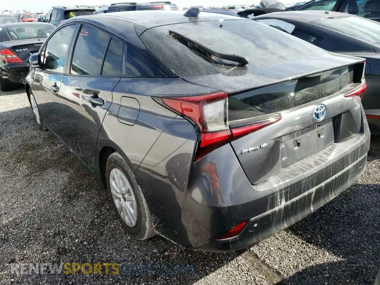 3 Photograph of a damaged car JTDKAMFU7M3133205 TOYOTA PRIUS 2021