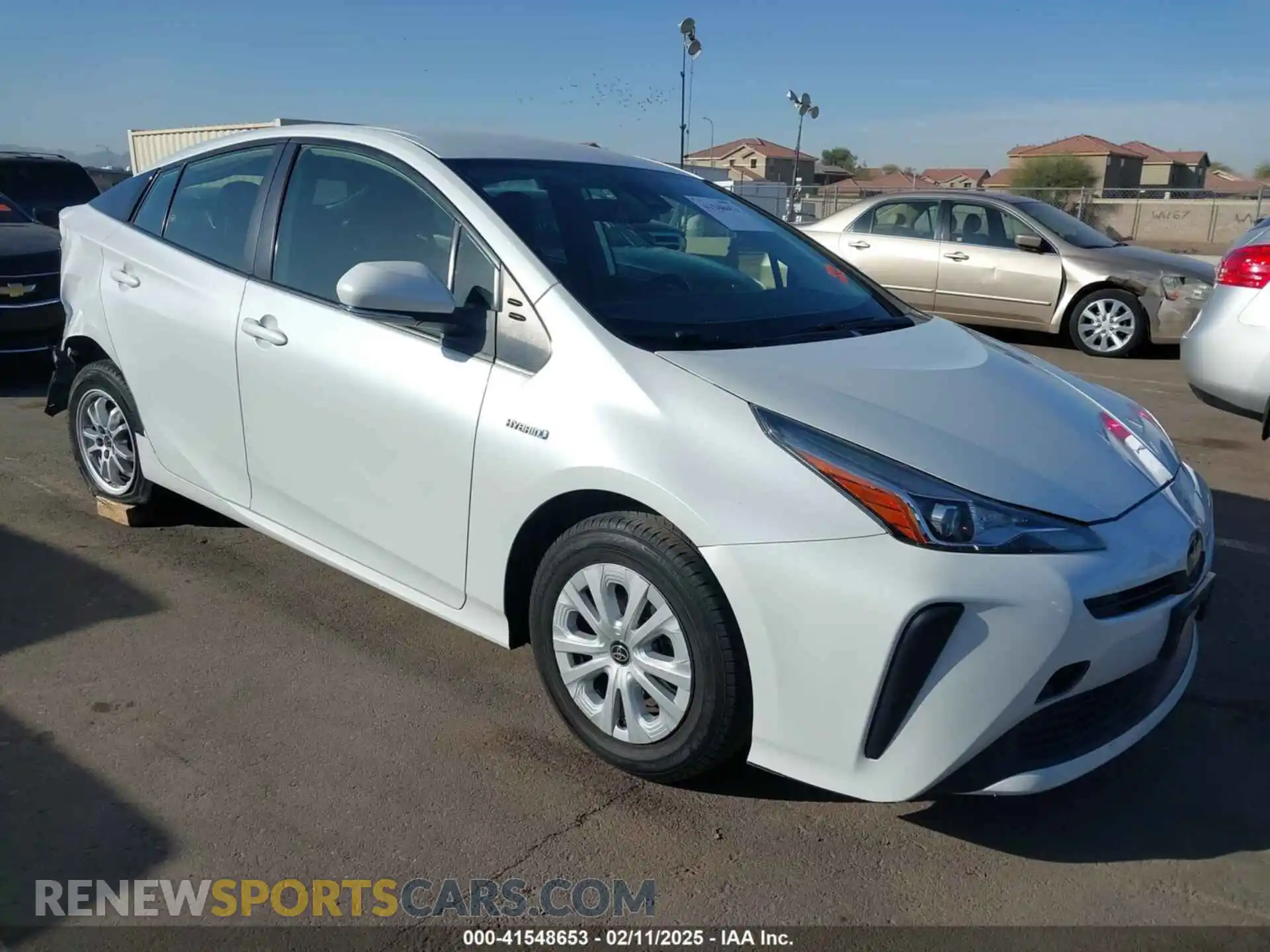 1 Photograph of a damaged car JTDKAMFU7M3133544 TOYOTA PRIUS 2021