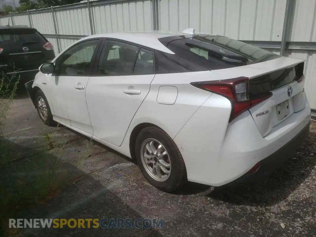 2 Photograph of a damaged car JTDKAMFU7M3133835 TOYOTA PRIUS 2021