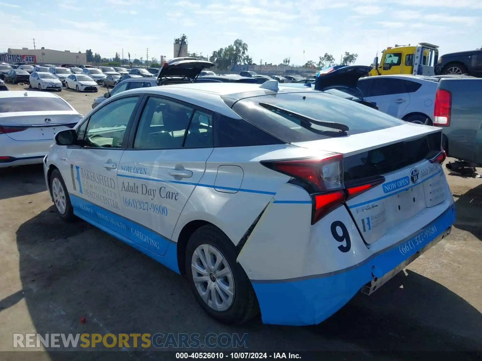3 Photograph of a damaged car JTDKAMFU7M3135133 TOYOTA PRIUS 2021