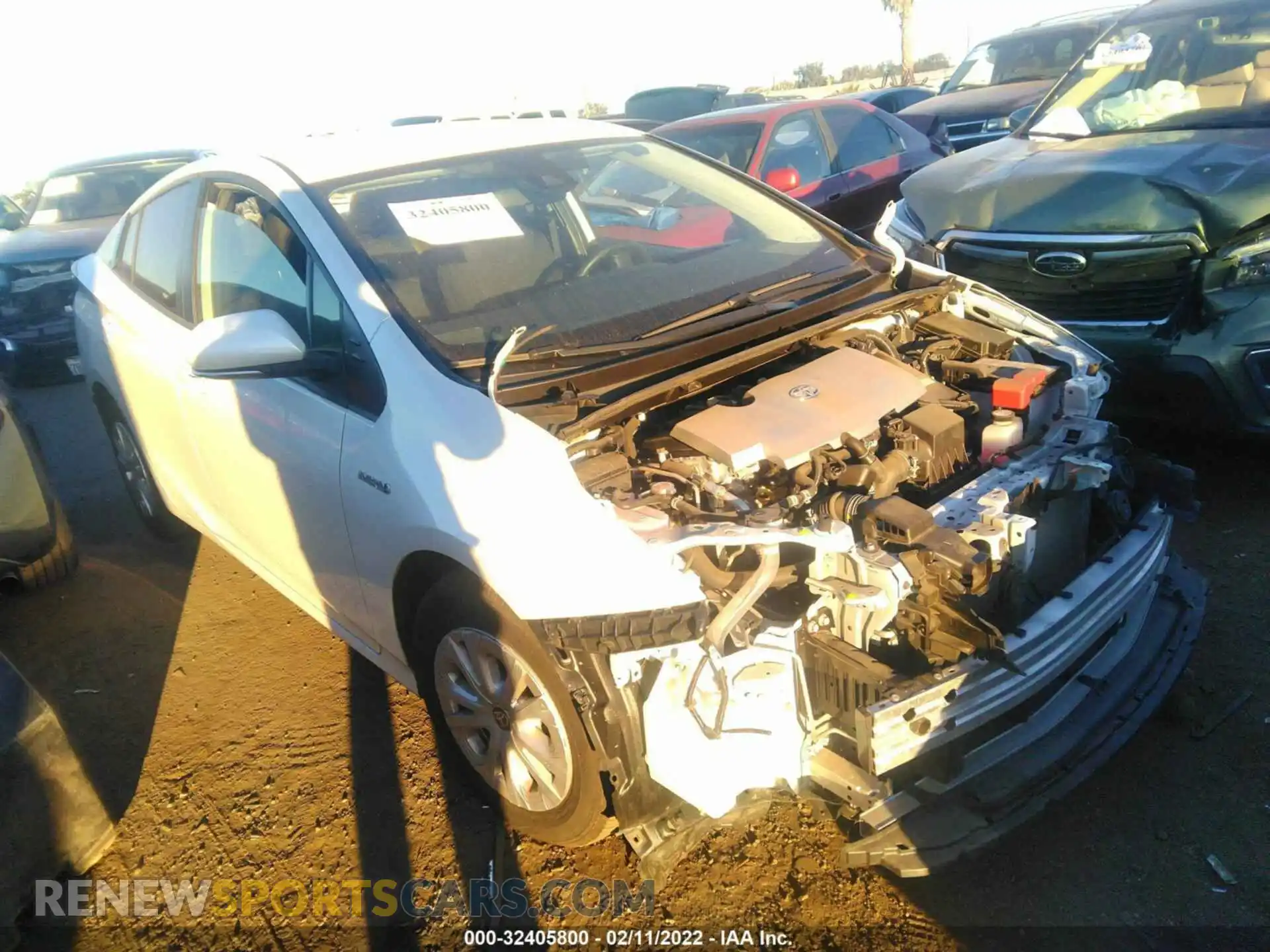 1 Photograph of a damaged car JTDKAMFU7M3135634 TOYOTA PRIUS 2021