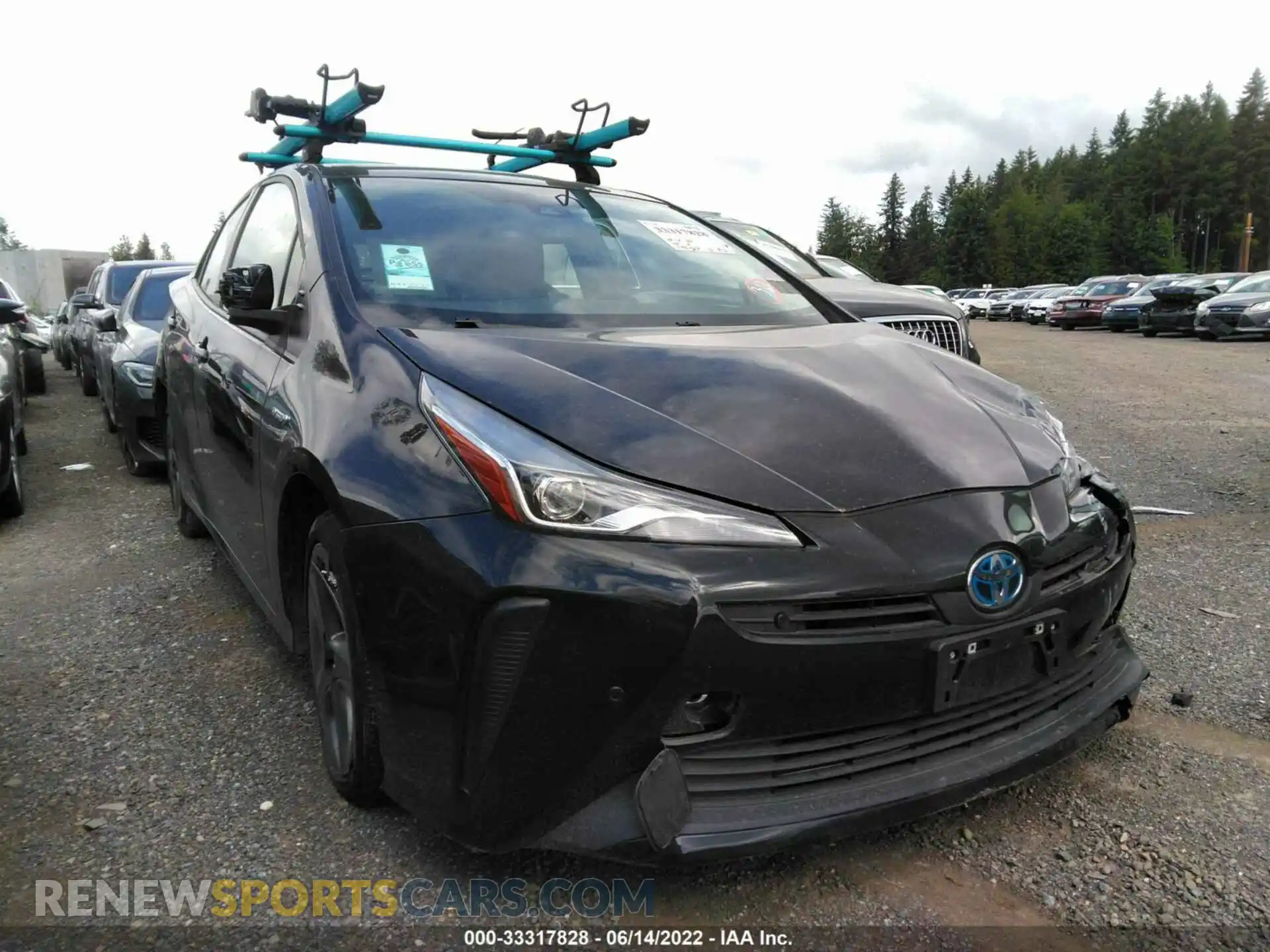 1 Photograph of a damaged car JTDKAMFU7M3136525 TOYOTA PRIUS 2021