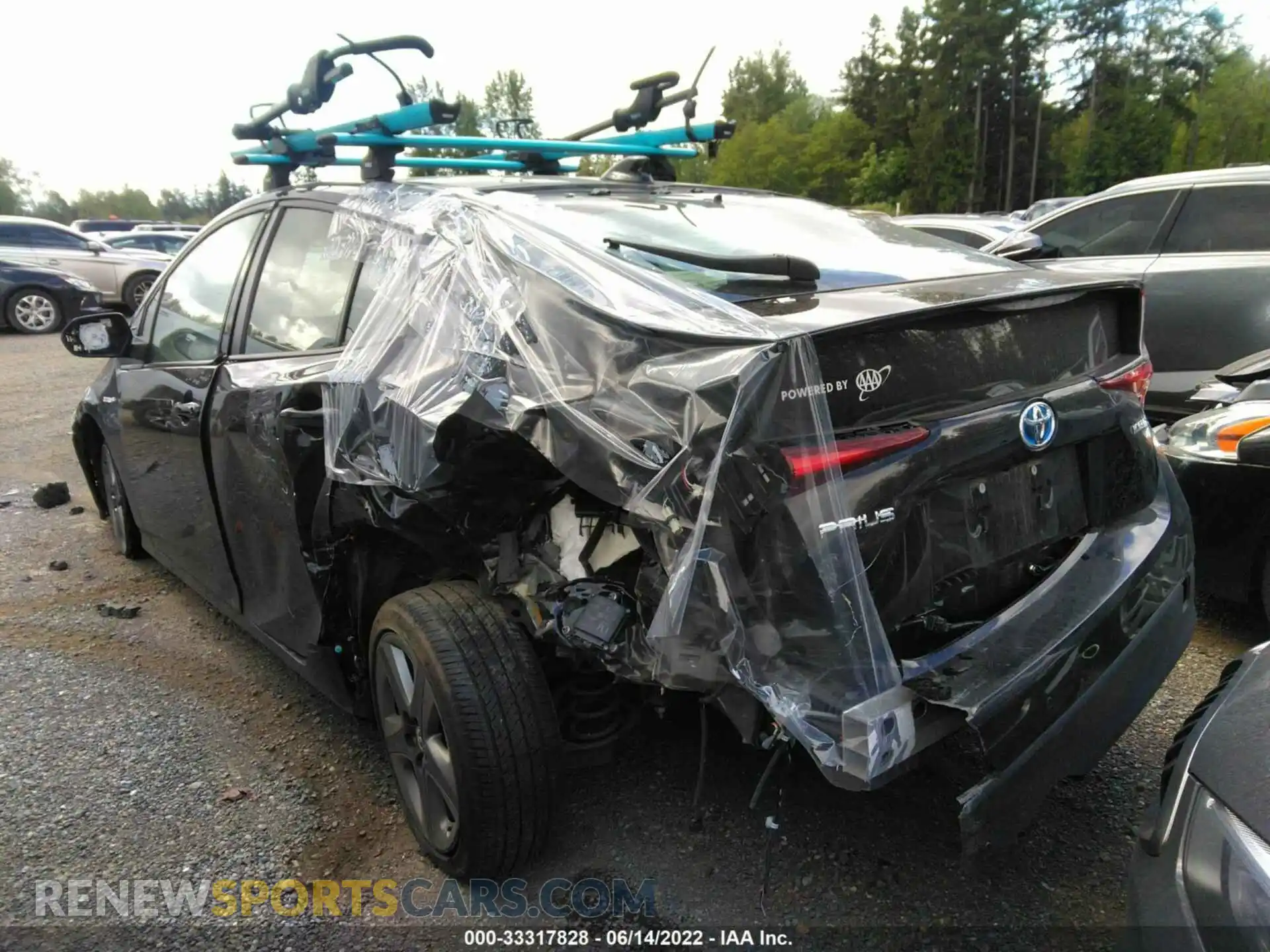 3 Photograph of a damaged car JTDKAMFU7M3136525 TOYOTA PRIUS 2021