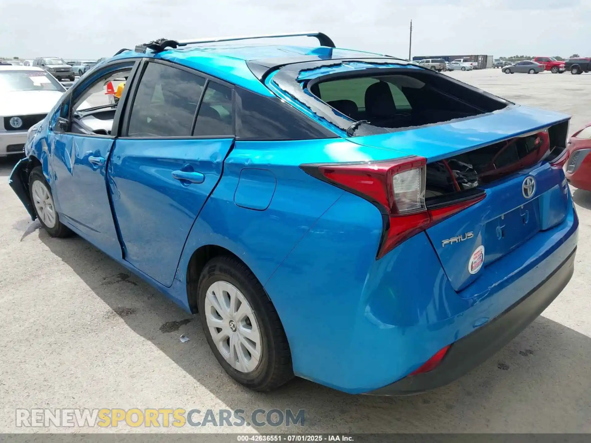 3 Photograph of a damaged car JTDKAMFU7M3141627 TOYOTA PRIUS 2021