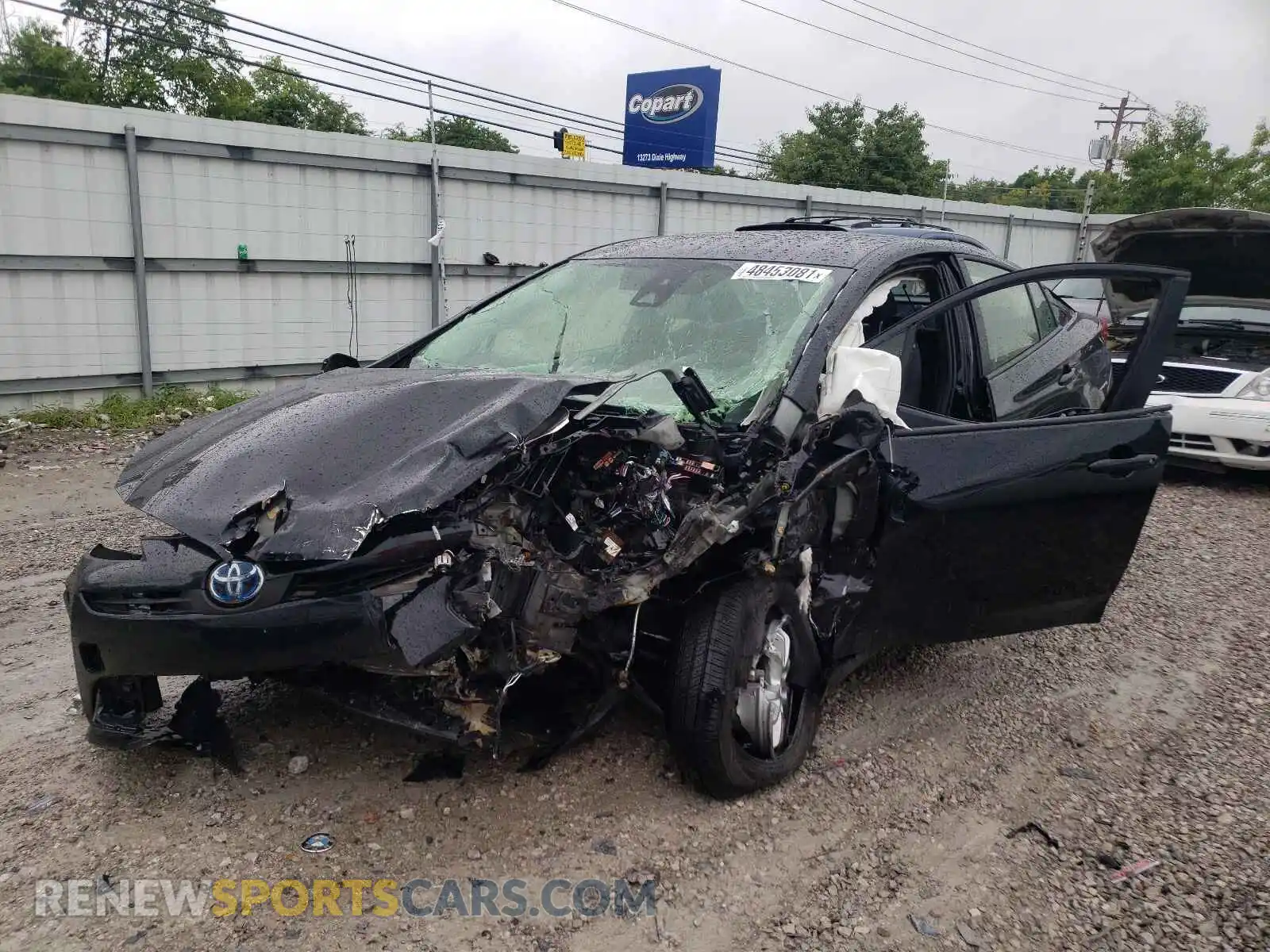 2 Photograph of a damaged car JTDKAMFU7M3144012 TOYOTA PRIUS 2021