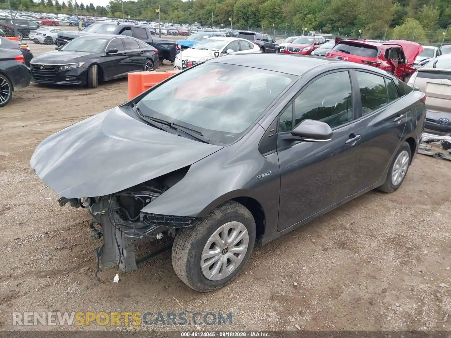 2 Photograph of a damaged car JTDKAMFU7M3147797 TOYOTA PRIUS 2021