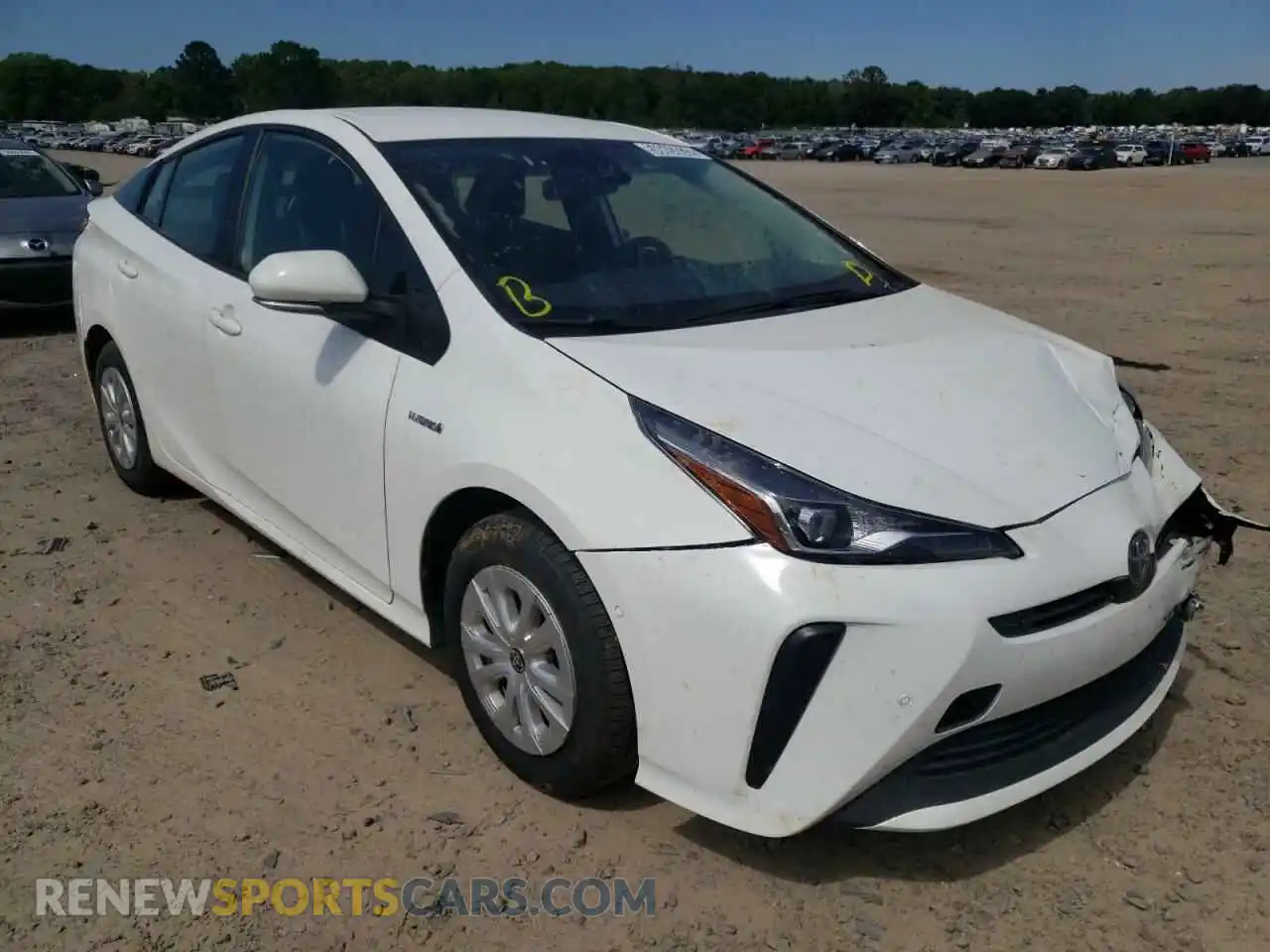 1 Photograph of a damaged car JTDKAMFU7M3147976 TOYOTA PRIUS 2021