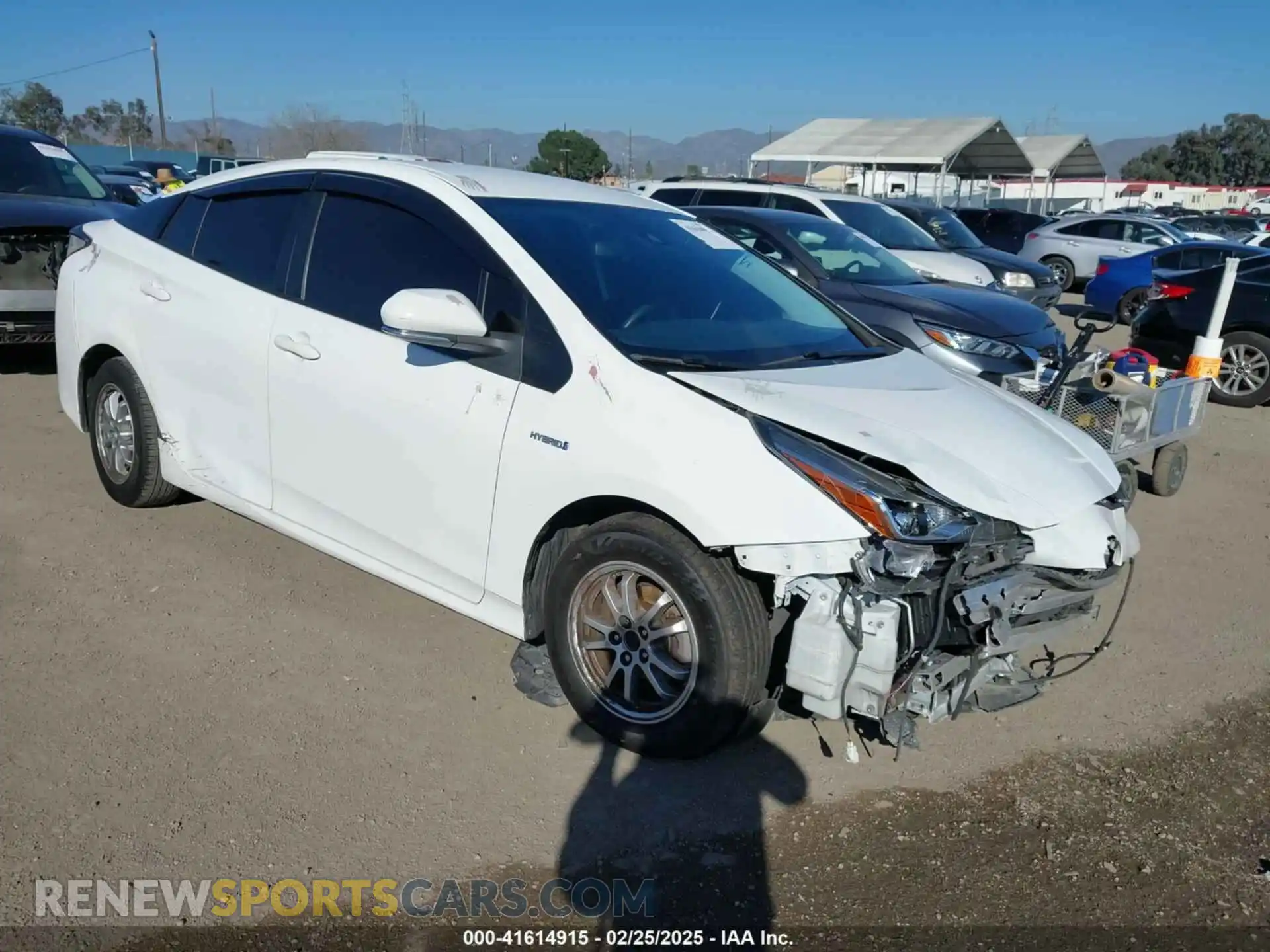 1 Photograph of a damaged car JTDKAMFU7M3148089 TOYOTA PRIUS 2021