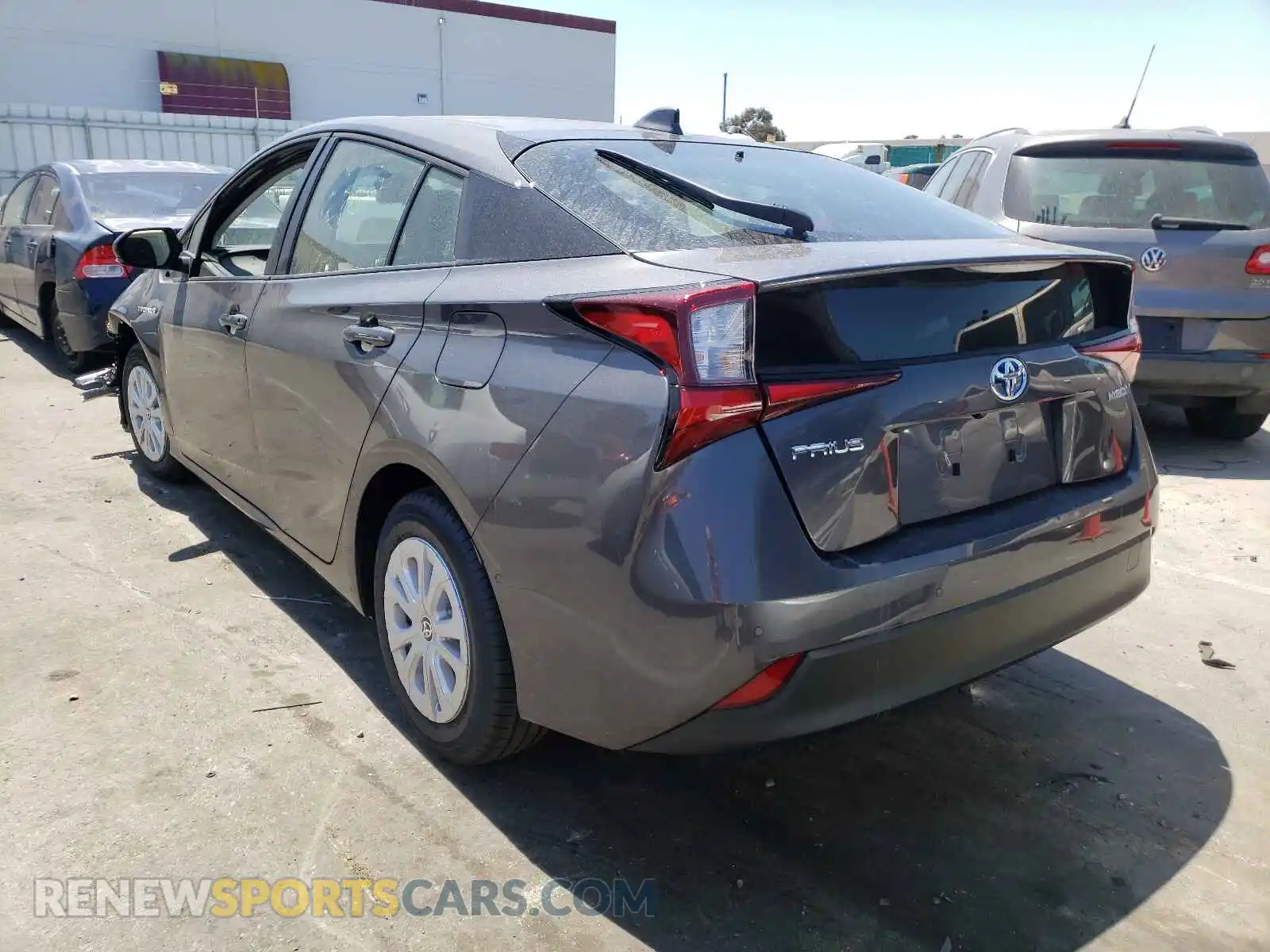 3 Photograph of a damaged car JTDKAMFU7M3149050 TOYOTA PRIUS 2021