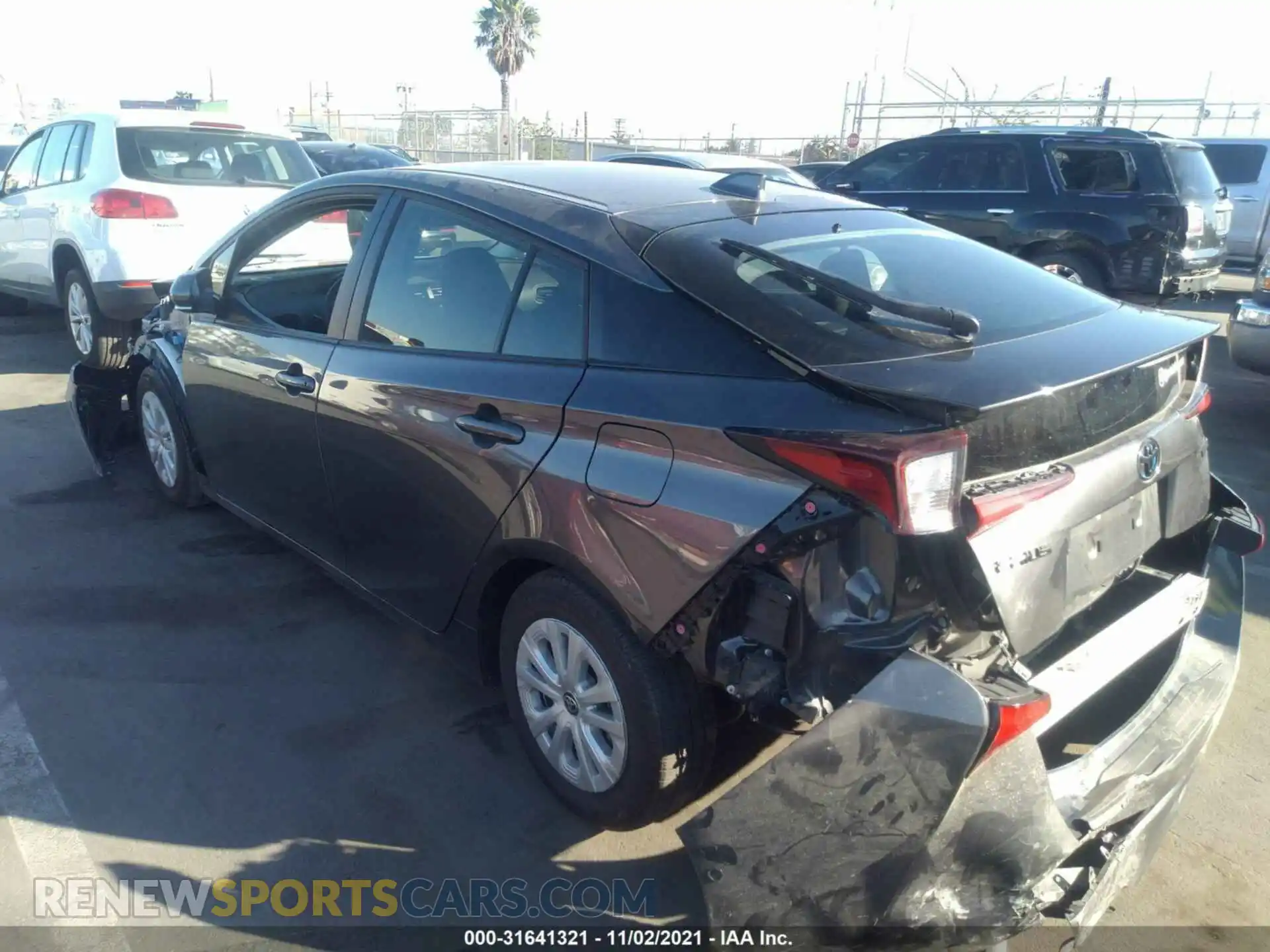 3 Photograph of a damaged car JTDKAMFU7M3150912 TOYOTA PRIUS 2021
