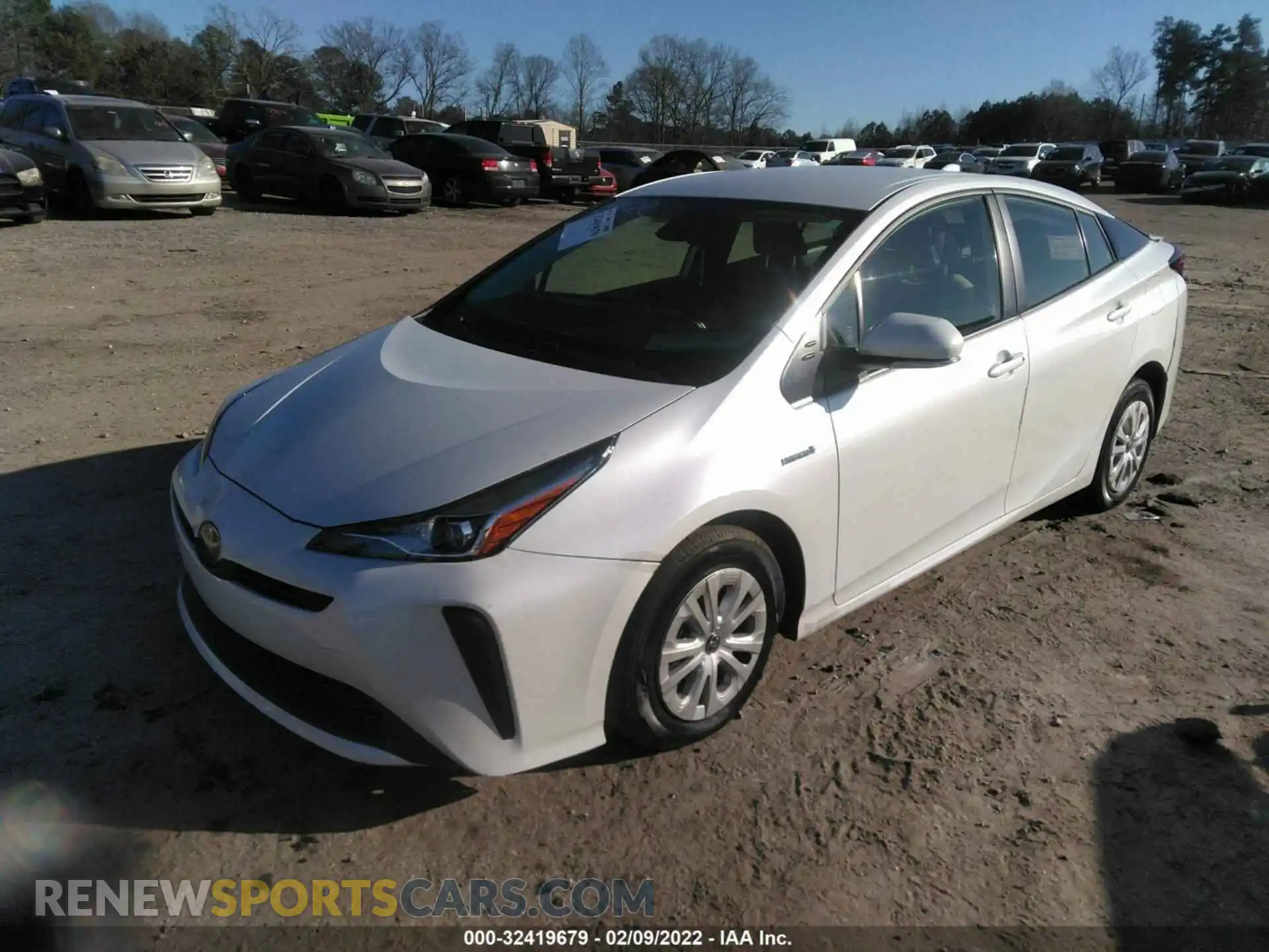 2 Photograph of a damaged car JTDKAMFU7M3151476 TOYOTA PRIUS 2021
