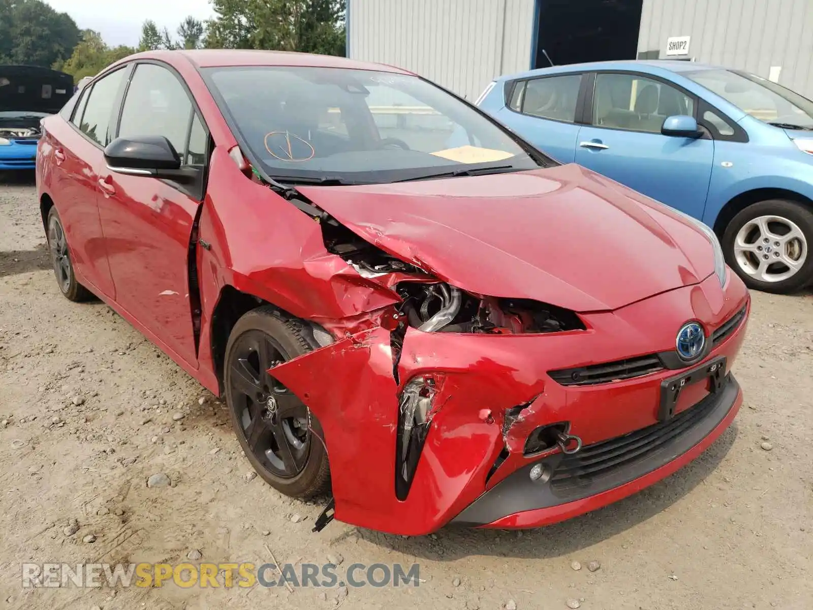 1 Photograph of a damaged car JTDKAMFU8M3128997 TOYOTA PRIUS 2021