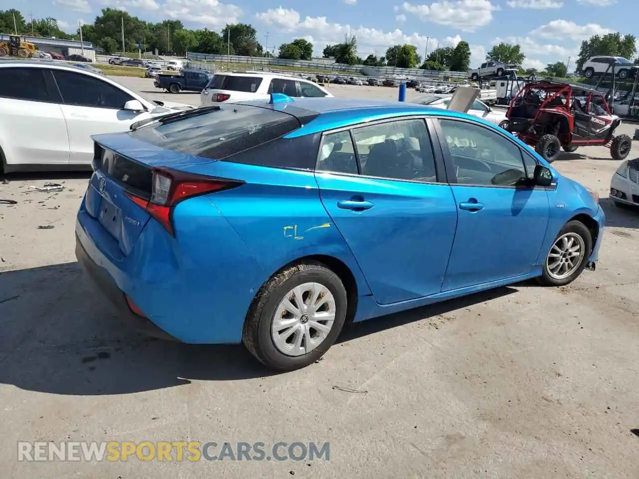 3 Photograph of a damaged car JTDKAMFU8M3137070 TOYOTA PRIUS 2021