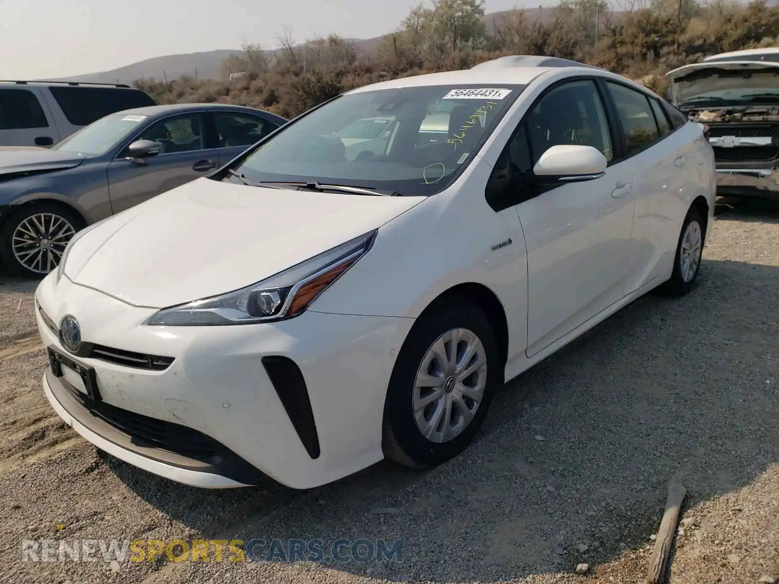 2 Photograph of a damaged car JTDKAMFU8M3148621 TOYOTA PRIUS 2021