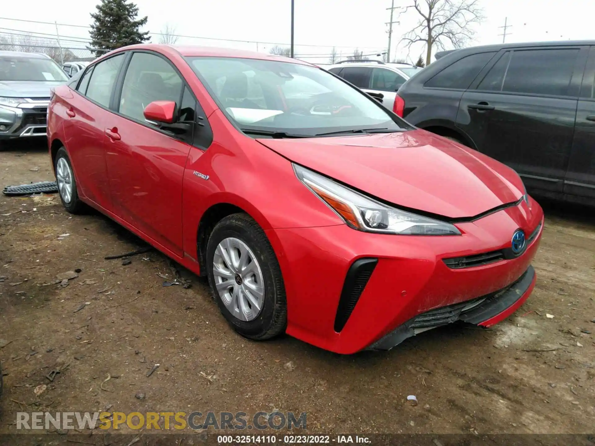 1 Фотография поврежденного автомобиля JTDKAMFU8M3149378 TOYOTA PRIUS 2021