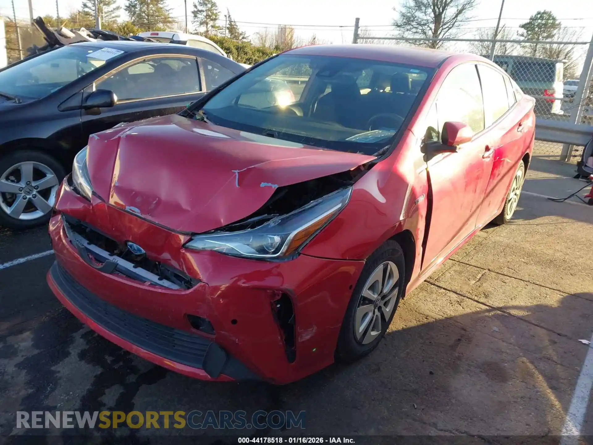 2 Photograph of a damaged car JTDKAMFU8M3149963 TOYOTA PRIUS 2021