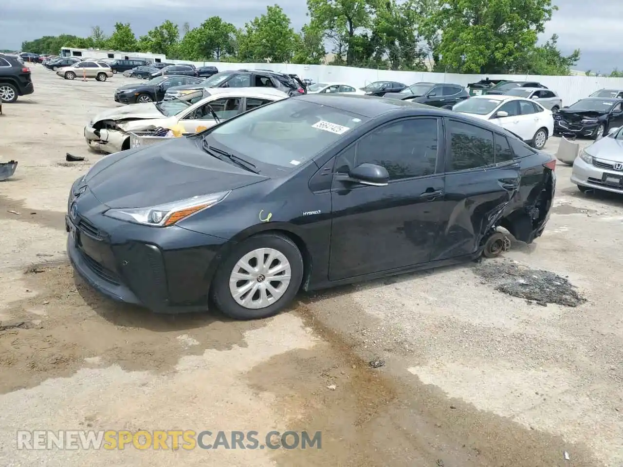 1 Photograph of a damaged car JTDKAMFU8M3150207 TOYOTA PRIUS 2021