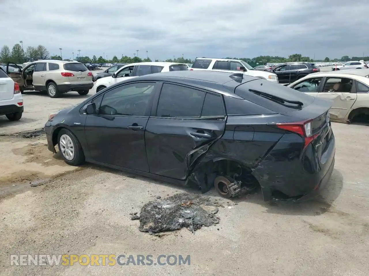 2 Photograph of a damaged car JTDKAMFU8M3150207 TOYOTA PRIUS 2021