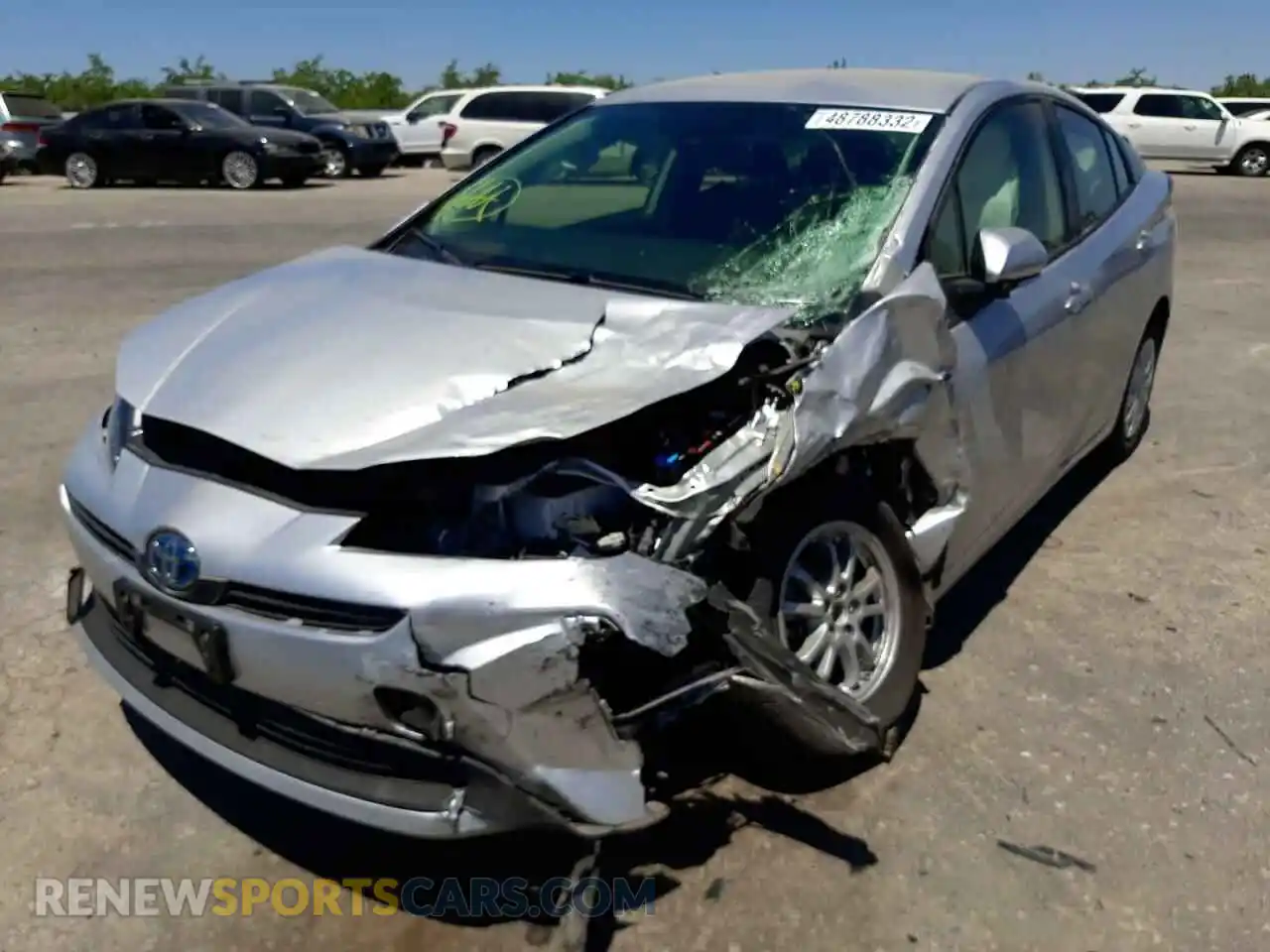 2 Photograph of a damaged car JTDKAMFU9M3127440 TOYOTA PRIUS 2021