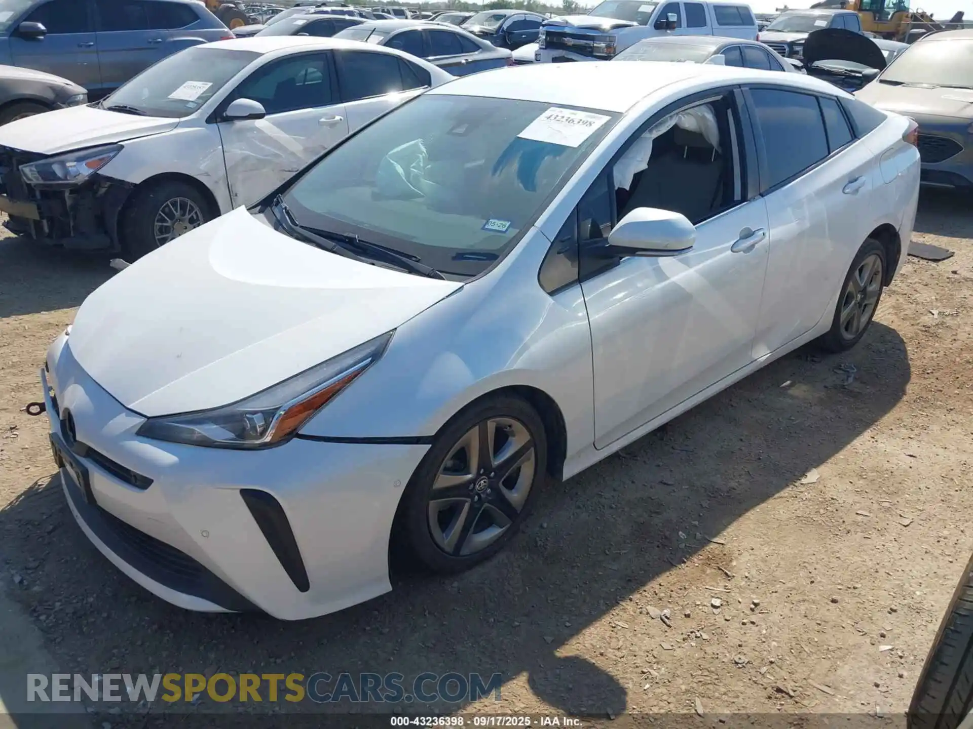 2 Photograph of a damaged car JTDKAMFU9M3130578 TOYOTA PRIUS 2021