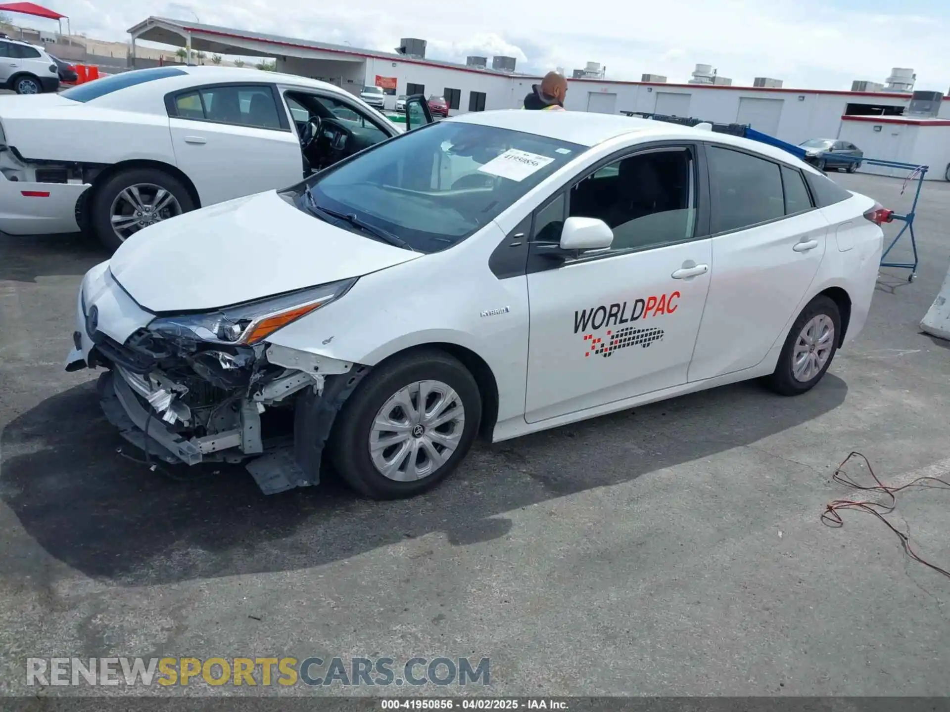 2 Photograph of a damaged car JTDKAMFU9M3133528 TOYOTA PRIUS 2021