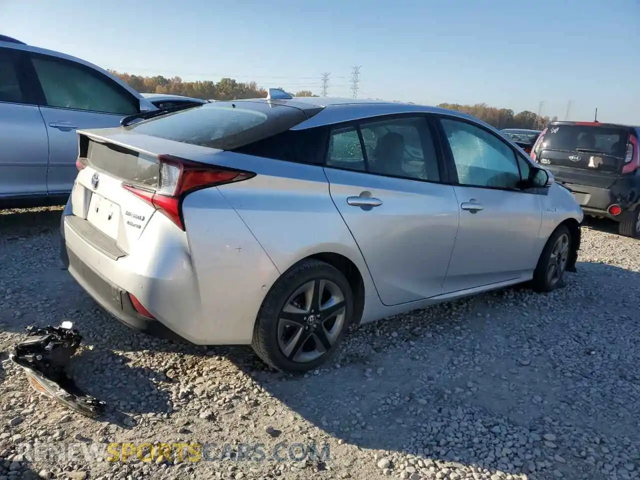 3 Photograph of a damaged car JTDKAMFU9M3138048 TOYOTA PRIUS 2021