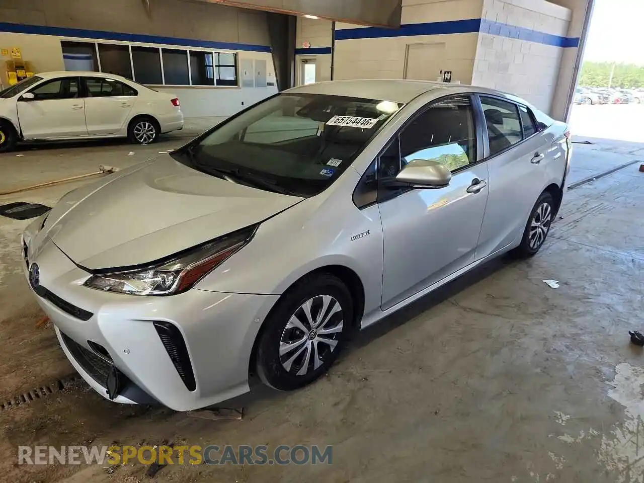 1 Photograph of a damaged car JTDKAMFU9M3147350 TOYOTA PRIUS 2021
