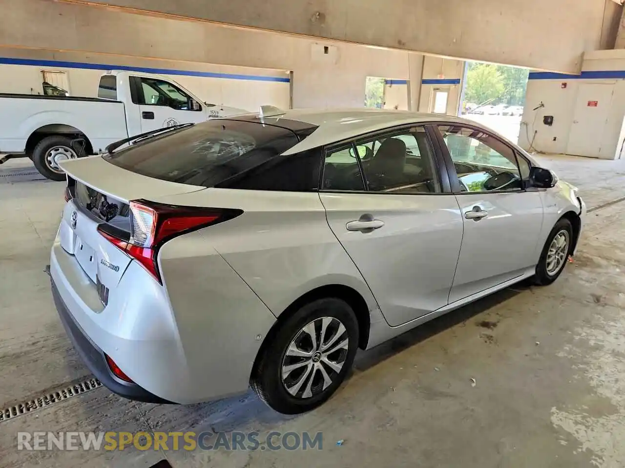 3 Photograph of a damaged car JTDKAMFU9M3147350 TOYOTA PRIUS 2021