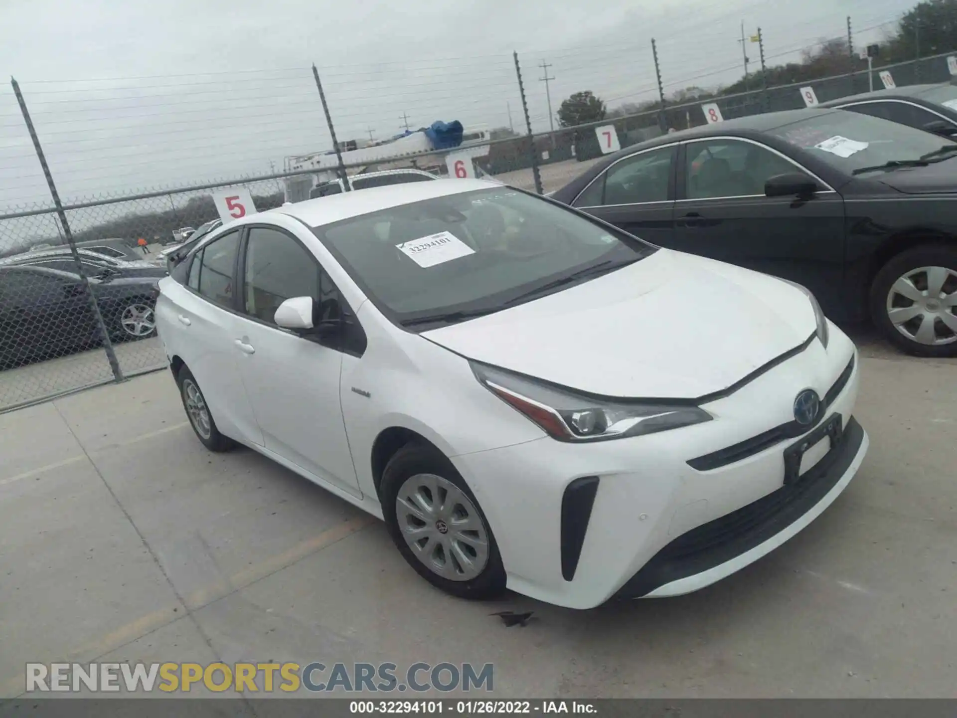 1 Photograph of a damaged car JTDKAMFU9M3148238 TOYOTA PRIUS 2021