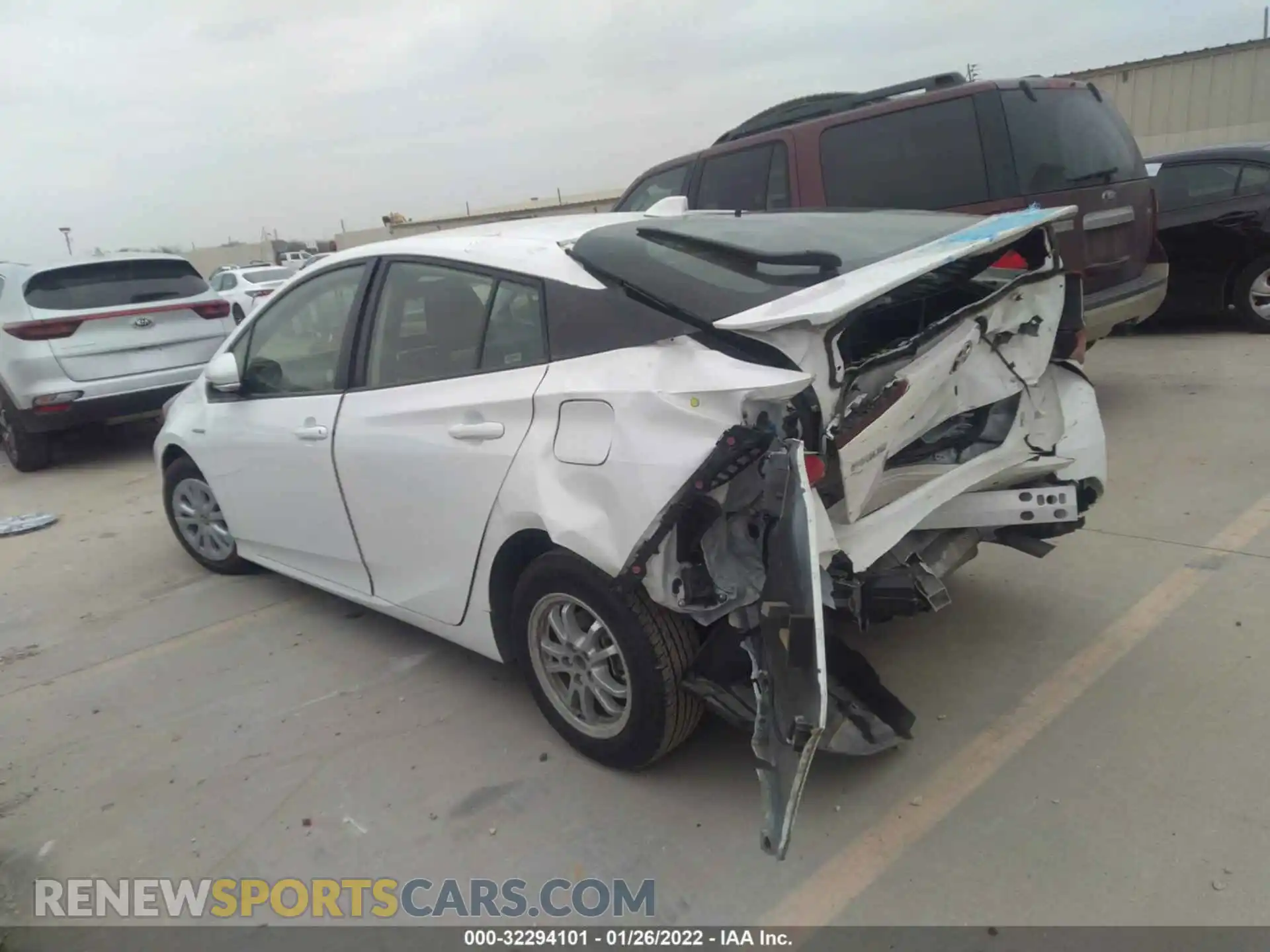 3 Photograph of a damaged car JTDKAMFU9M3148238 TOYOTA PRIUS 2021