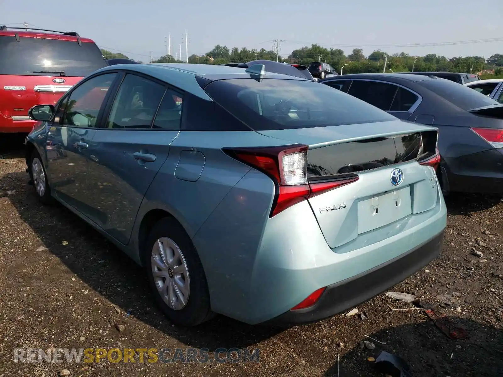 3 Photograph of a damaged car JTDKAMFUXM3127933 TOYOTA PRIUS 2021