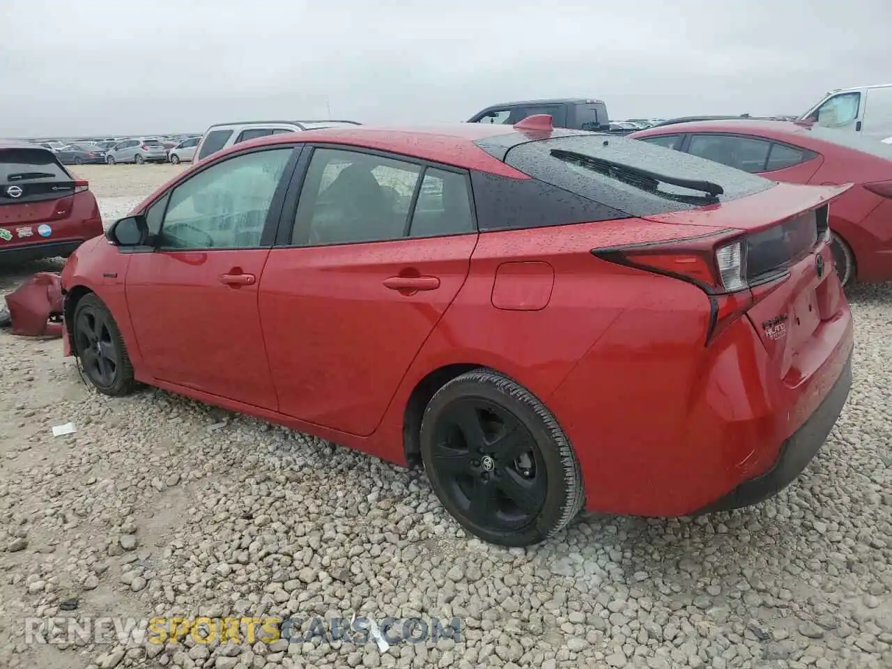 2 Photograph of a damaged car JTDKAMFUXM3129309 TOYOTA PRIUS 2021
