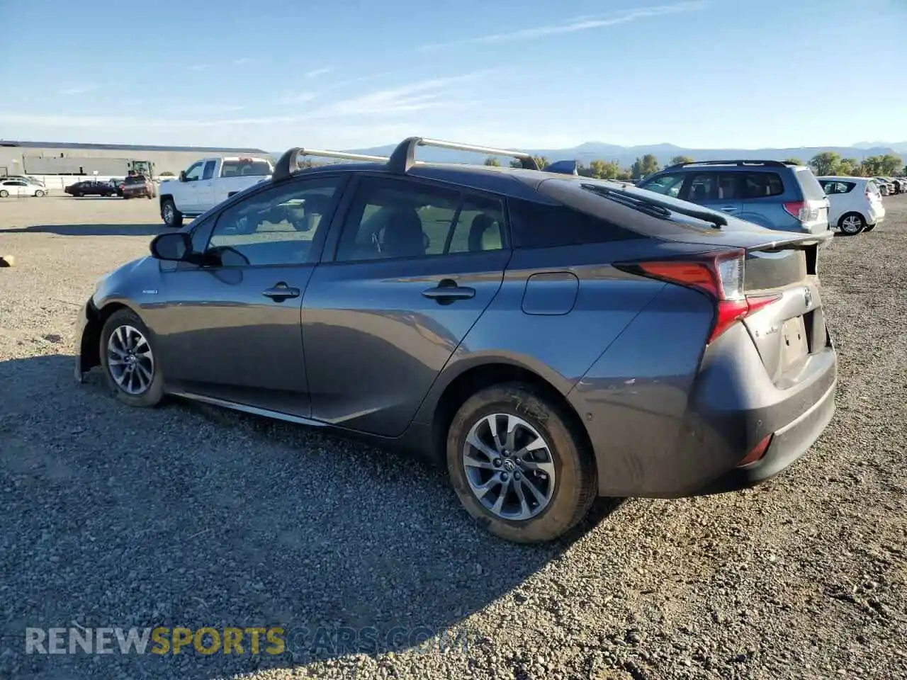 2 Photograph of a damaged car JTDKAMFUXM3131691 TOYOTA PRIUS 2021