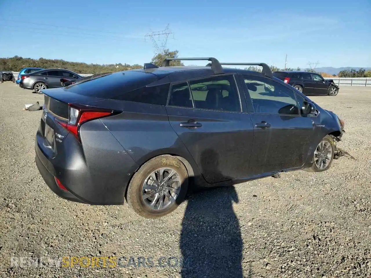 3 Photograph of a damaged car JTDKAMFUXM3131691 TOYOTA PRIUS 2021