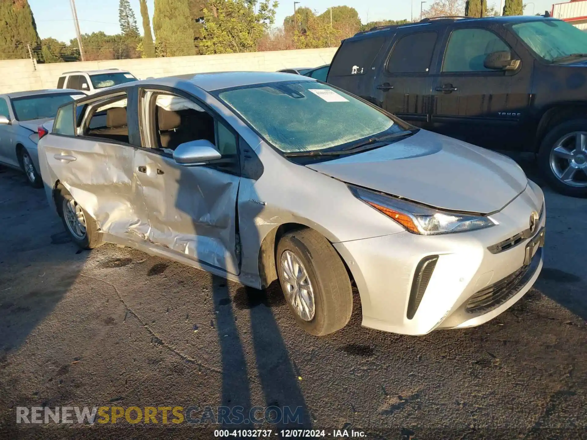 1 Photograph of a damaged car JTDKAMFUXM3132243 TOYOTA PRIUS 2021