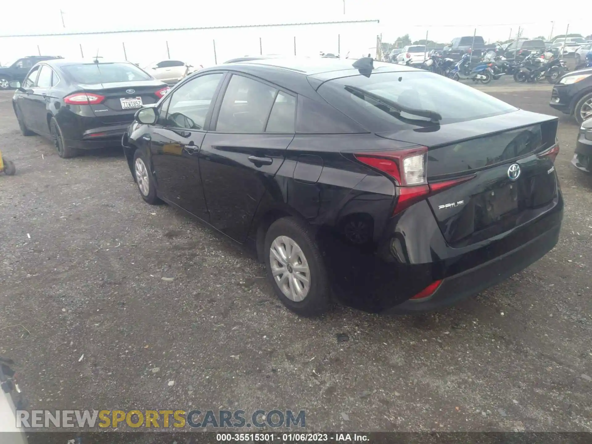 3 Photograph of a damaged car JTDKAMFUXM3133019 TOYOTA PRIUS 2021