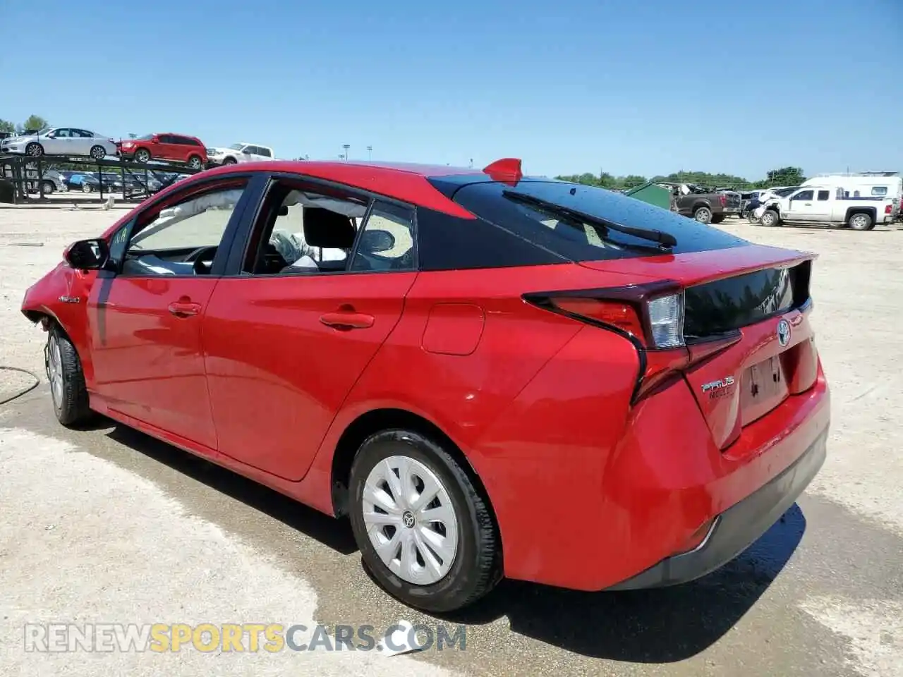 2 Photograph of a damaged car JTDKAMFUXM3133229 TOYOTA PRIUS 2021