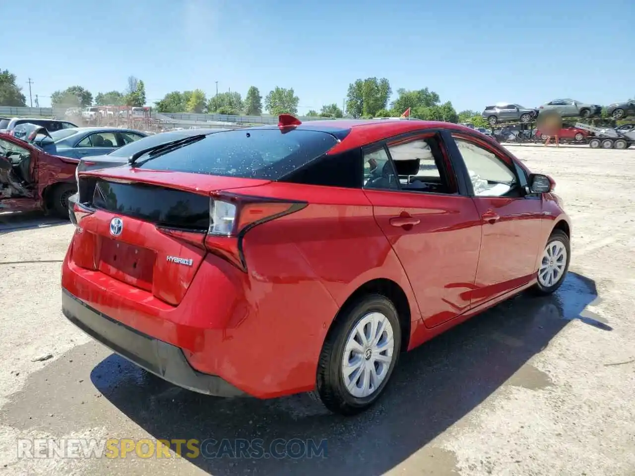 3 Photograph of a damaged car JTDKAMFUXM3133229 TOYOTA PRIUS 2021