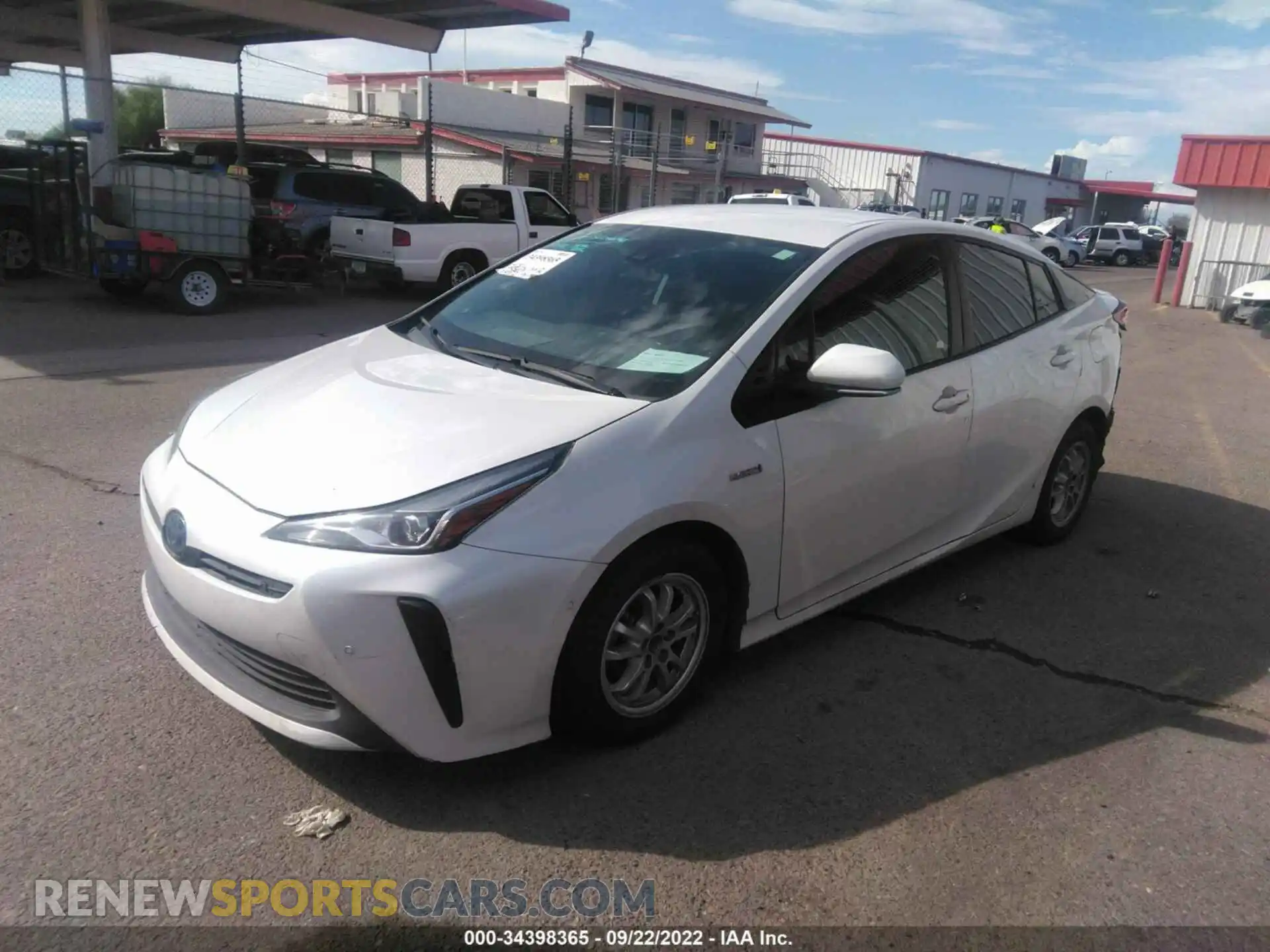 2 Photograph of a damaged car JTDKAMFUXM3133294 TOYOTA PRIUS 2021