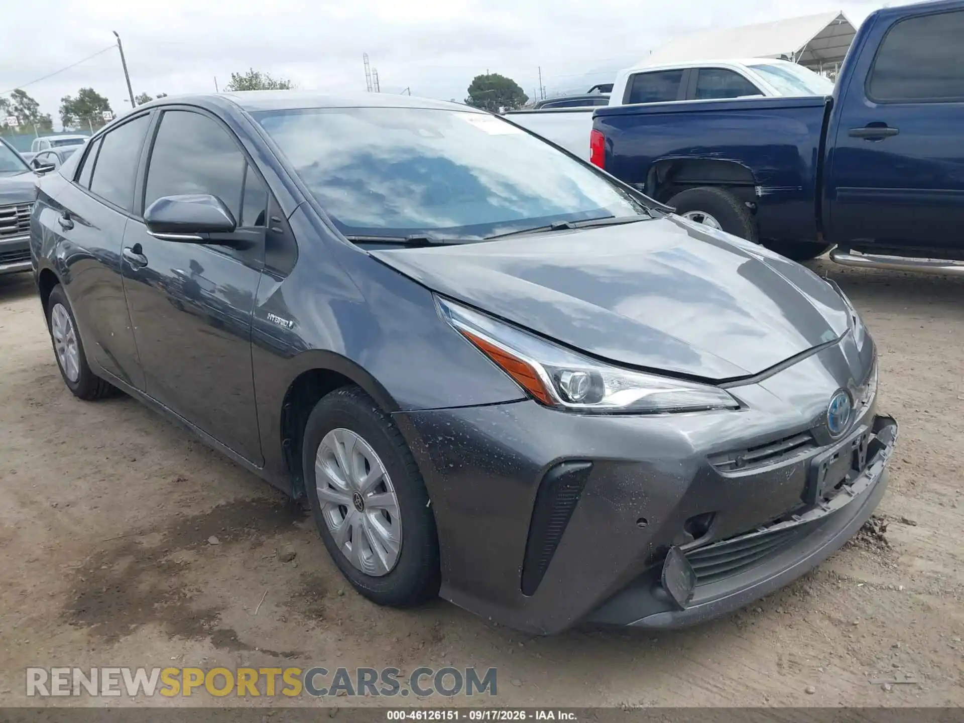1 Фотография поврежденного автомобиля JTDKAMFUXM3133795 TOYOTA PRIUS 2021