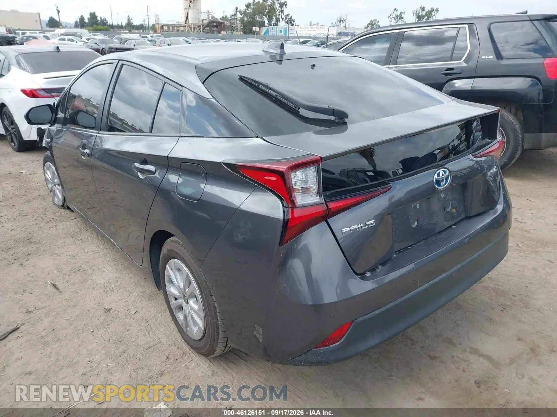 3 Фотография поврежденного автомобиля JTDKAMFUXM3133795 TOYOTA PRIUS 2021